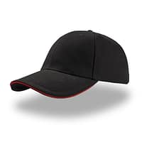 cappello-personalizzato-ricamo-nero-rosso ricamo su cappello