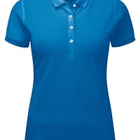 polo-donna-russell-azzurra polo celeste da donna a manica corta