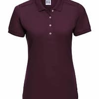 polo-donna-russell-burgundy polo ricamate