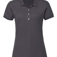 polo-donna-russell-grigio-scuro polo personalizzata ricamo