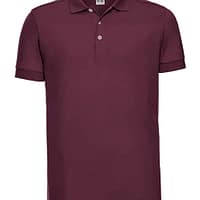 polo-uomo-russell-burgundy polo con logo ricamato