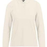 Polo Donna ML bianco spento