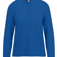 Polo Donna ML blu royal