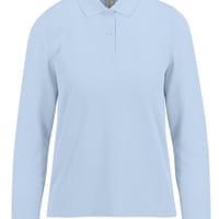 Polo Donna ML blu tenue