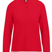 Polo Donna ML rosso