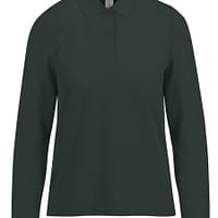 Polo Donna ML verde scuro