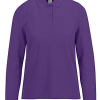 Polo Donna ML viola meta
