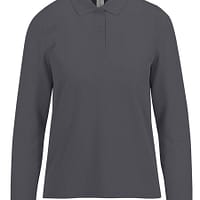 Polo Donna ML grigio scuro