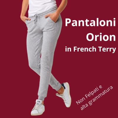 Pantalone in French TERRY Donna Orion
