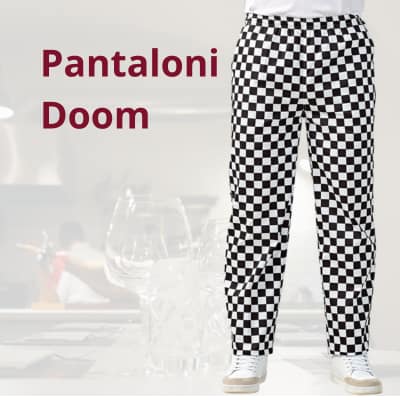 Pantalone da cucina Doom