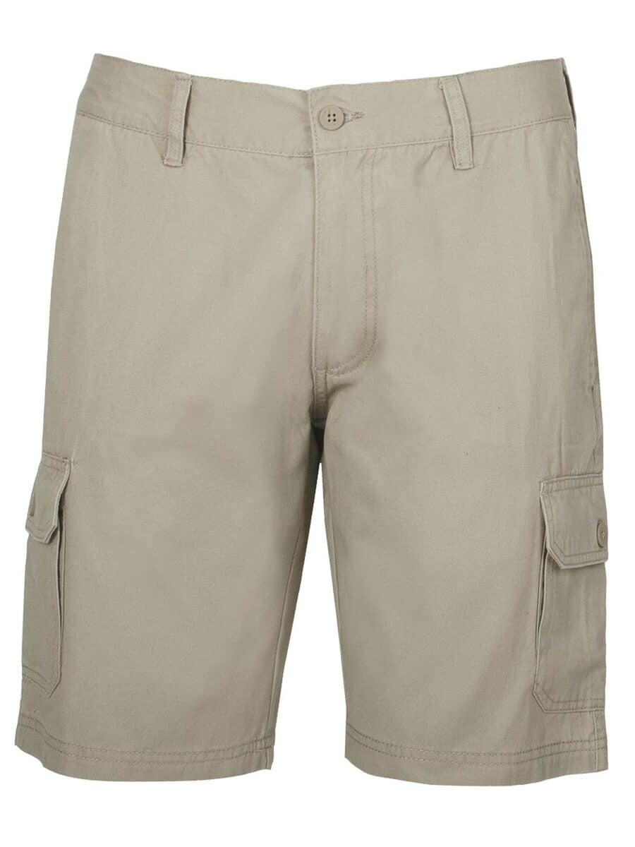 pantaloncino cargo con ricamo