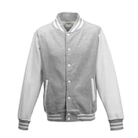 Felpa-College-Grigio-Chiaro-Bianco Felpa-Baseball-Grigio-Chiaro-Bianco