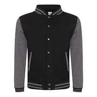 Felpa-College-Nero-Grigio-Scuro Felpa-Baseball-Nero-Grigio-Scuro