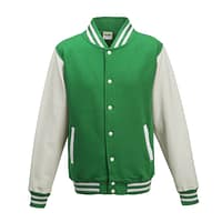Felpa-College-Verde-Bianco Felpa-Baseball-Verde-Bianco