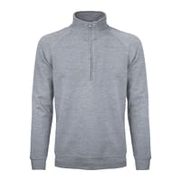 felpa-uomo-mezza-zip-grigio felpa uomo personalizzata