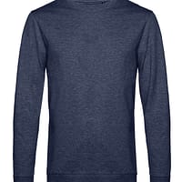 Felpa Girocollo Blu Navy melange