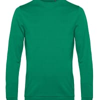 Felpa Girocollo Verde Bandiera