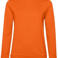Felpa Girocollo donna arancio