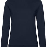 Felpa Girocollo donna blu navy