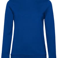 Felpa Girocollo donna blu royal