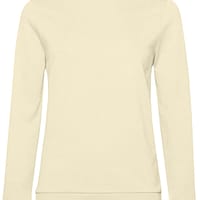 Felpa Girocollo donna giallo pallido