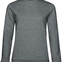Felpa Girocollo donna grigio medio