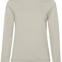 Felpa Girocollo donna grigio nebbia