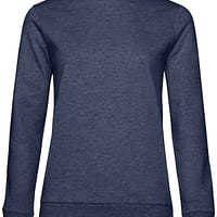 Felpa Girocollo donna navy melange