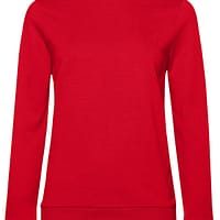 Felpa Girocollo donna rosso