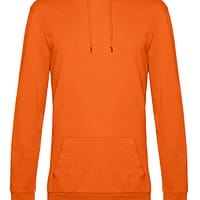 felpa cappuccio sgarzata arancio ricamare su felpa a mano