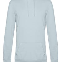 felpa cappuccio sgarzata celeste cielo ricamo felpe personalizzate