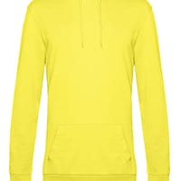 felpa cappuccio sgarzata giallo sole felpa ricamo
