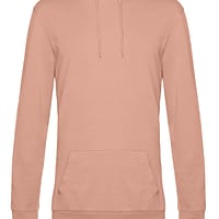 felpa cappuccio sgarzata pelle