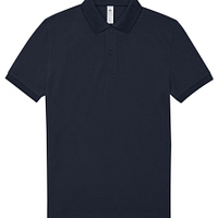 Polo manica corta Optim Blu Navy Puro divisa personalizzata