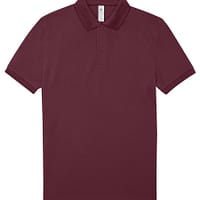 Polo manica corta Optim Burgundy polo personalizzata con logo