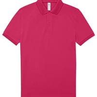 Polo manica corta Optim Fuxia ricamo a mano su maglia