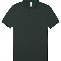Polo manica corta Optim Verde Foresta abbigliamento sportivo personalizzato