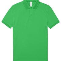 Polo manica corta Optim Verde Mela ricami su magliette