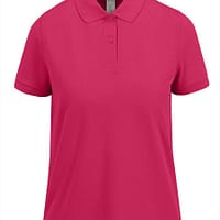 Polo manica corta donna Fly Fuxia logo abbigliamento