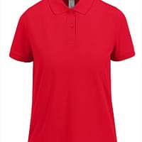 Polo manica corta donna Fly Rosso polo donna ricamata