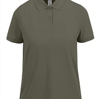 Polo manica corta donna Fly Verde Camo polo donna ricamata