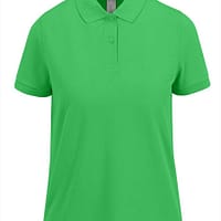Polo manica corta donna Fly Verde Mela polo donna ricamata