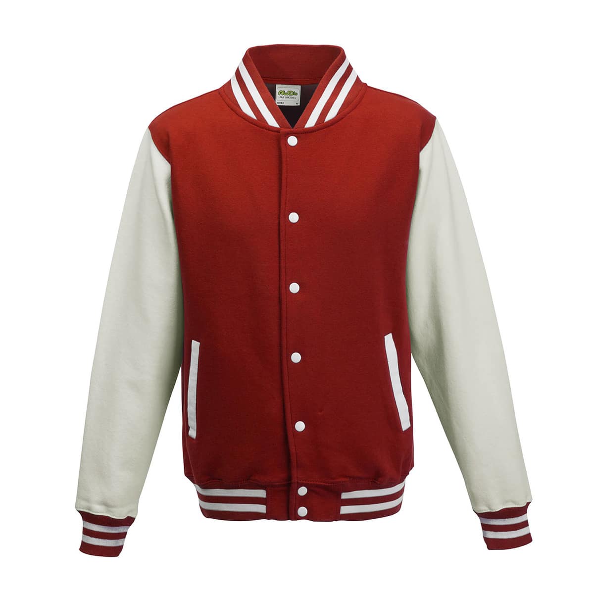 Felpa-Baseball-Rosso-Bianco