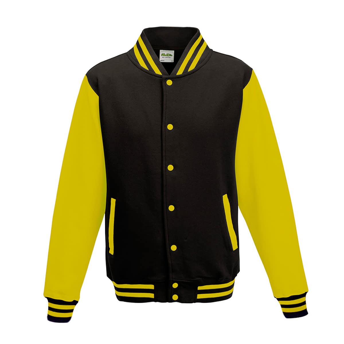 Felpa-Baseball-Nero-Giallo