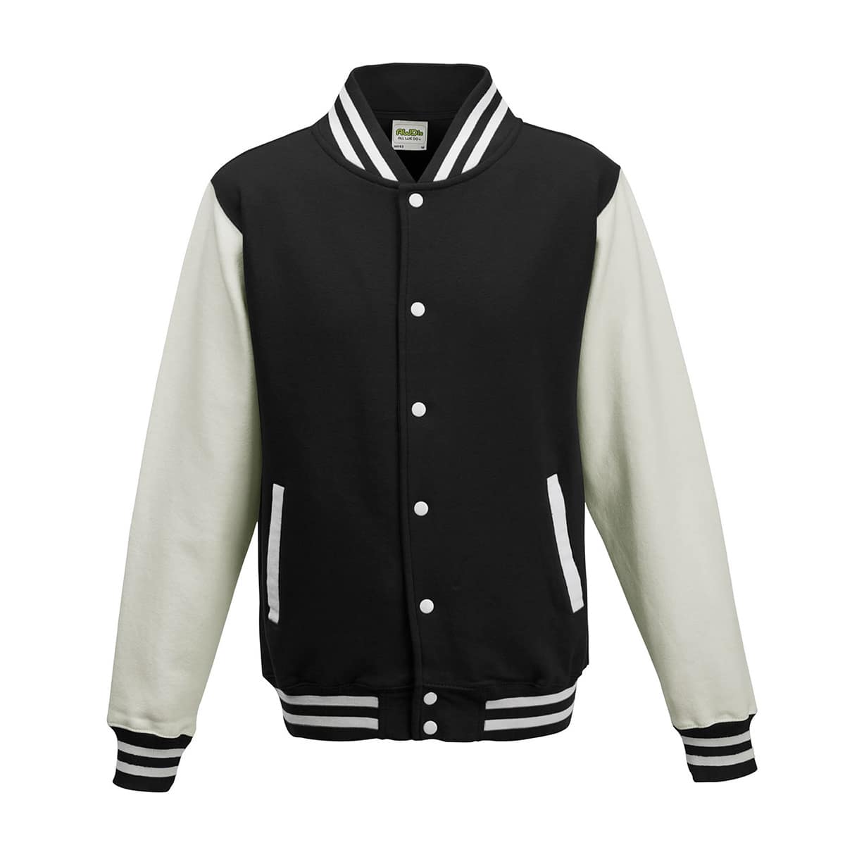 Felpa-Baseball-Nero-Bianco