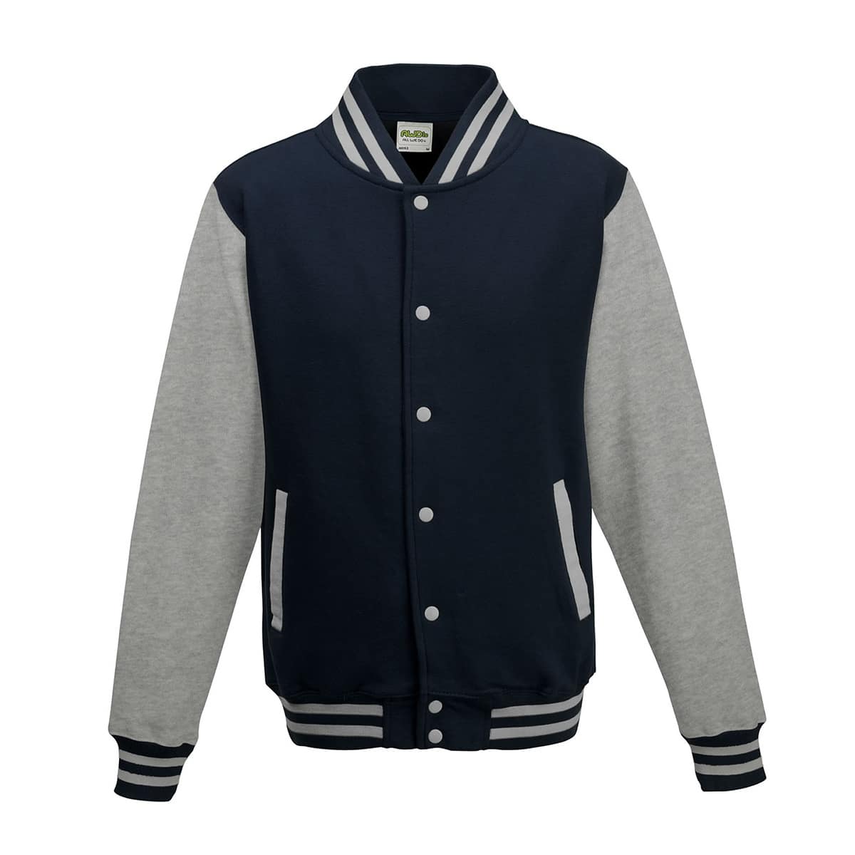 Felpa-Baseball-Blu-Navy-Grigio