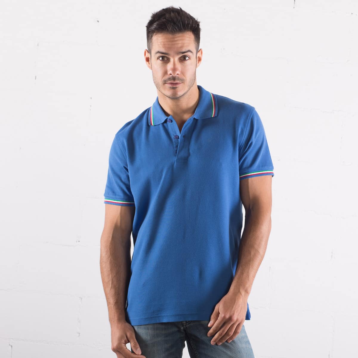 Polo Tricolore Personalizzata