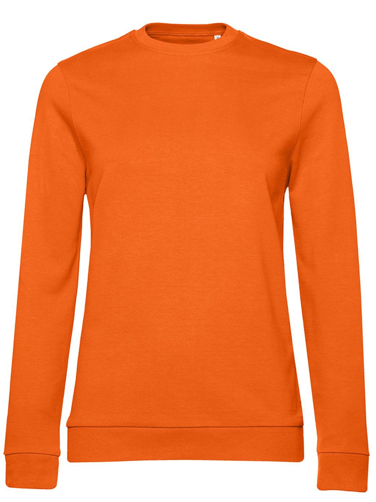 Felpa Girocollo donna arancio
