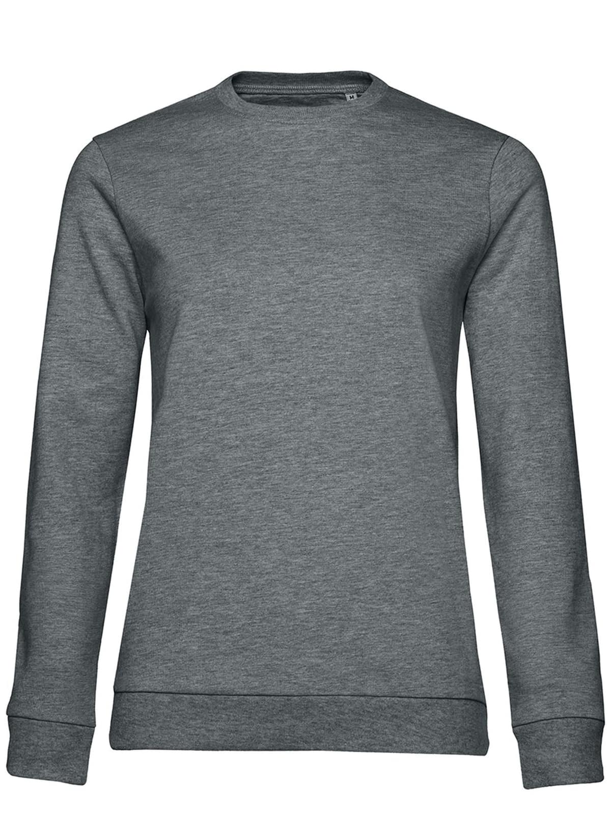 Felpa Girocollo donna grigio medio
