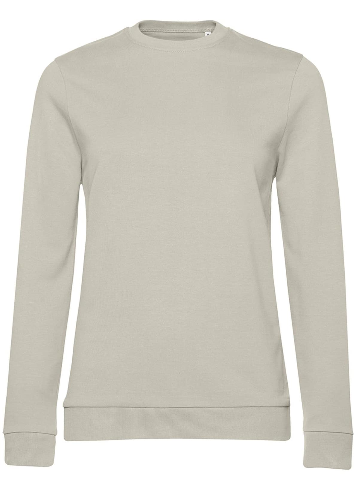 Felpa Girocollo donna grigio nebbia